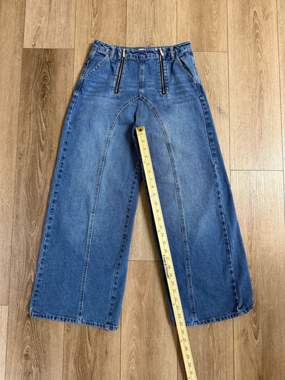 Habitual Denim Barrel Wide Leg High-Rise Jeans - Blue - Picture 10 of 14
